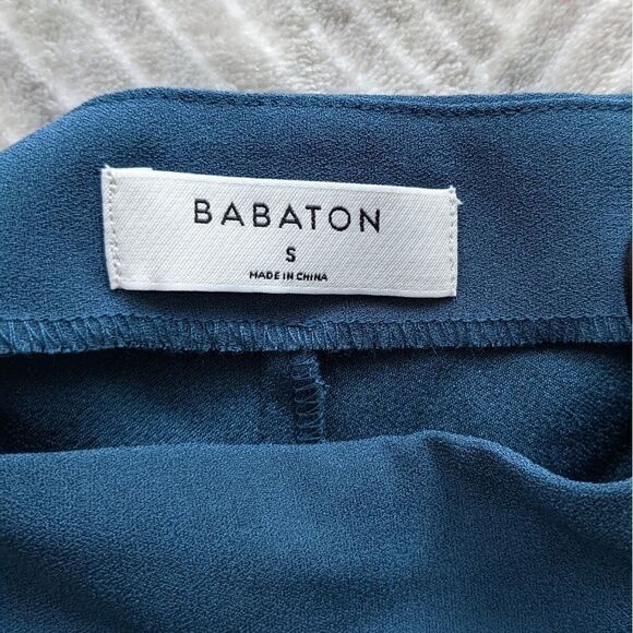 ARITZIA Babaton Rodrigo Off The Shoulder teal Blouse dark aqua green sMALL K1 - Picture 8 of 13